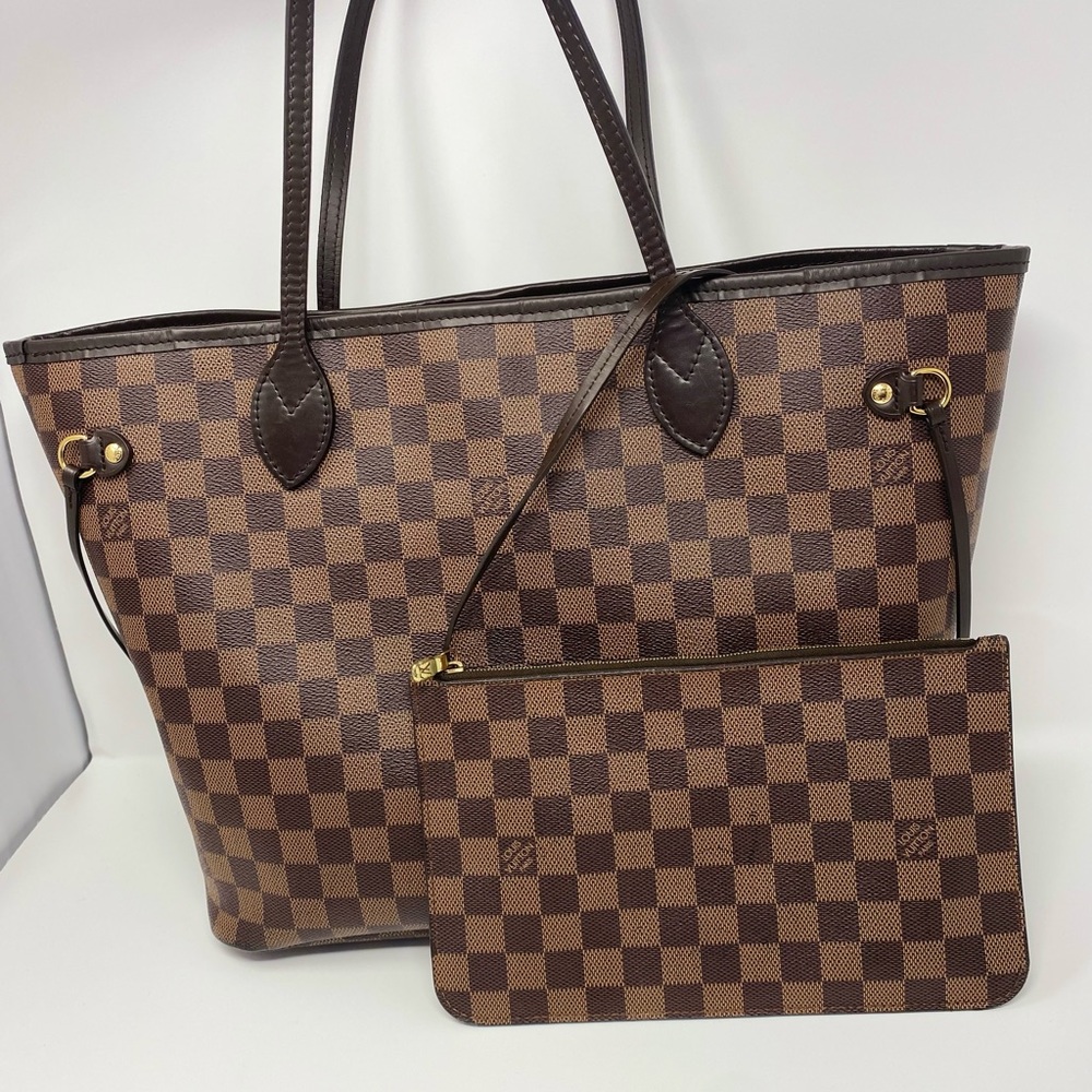 āSOLDāAuthentic Louis Vuitton Neverfull MM with Pouch - Picture 1 of 16
